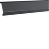 Крышка напольного защитного канала для плоского гибкого короба, 1м, сталь окрашенная, RAL9005 чёрный