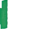 Принадлежность для наборных клемм, Изолятор торцевой для KYA02E4, зелёный