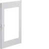 Дверца с прозрачным окном запасная, для встраиваемого щитка,Volta,2-рядного(VU24AT) RAL9010(белая)